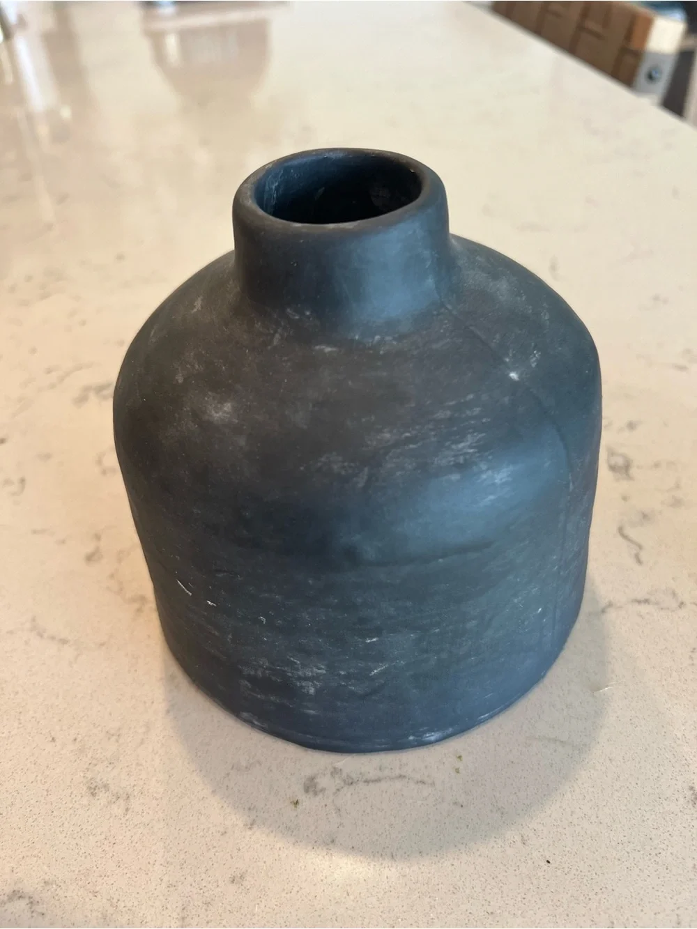 Hearth & Hand Black Ceramic Bud Vase — Matte Finish